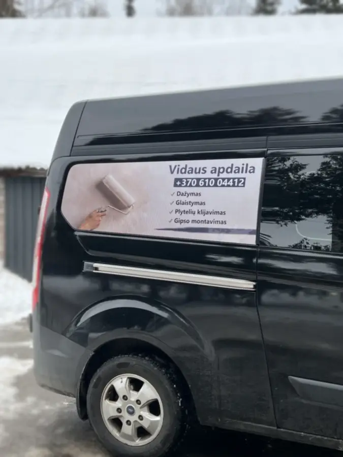Automobilio apklijavimo pavyzdys